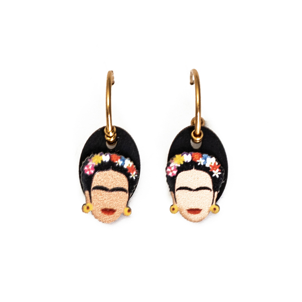 Frida Kahlo κρικάκια χρυσά