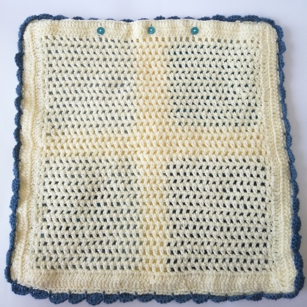 Πλεκτό Διακοσμητικό Μαξιλάρι Granny's Square!