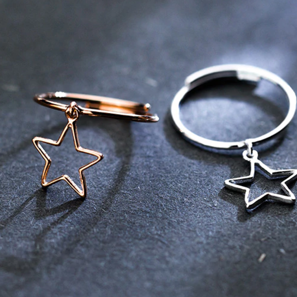 Δαχτυλίδι ασημένιο 925 ''Star''