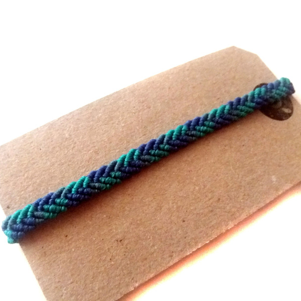Βραχιόλι Macrame Unisex σε Χρώματα της Θάλασσας