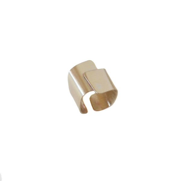 Χρυσό Δαχτυλίδι Chevalier Τετράγωνο Gold από Μπρούτζο