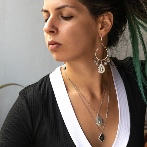 Κρεμαστά boho σκουλαρίκια