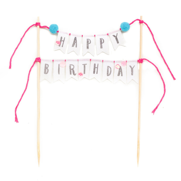 Διακοσμητικό τούρτας Happy Birthday