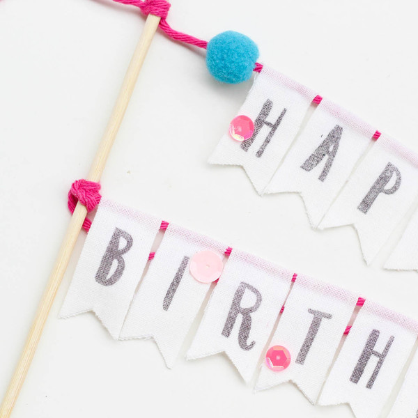 Διακοσμητικό τούρτας Happy Birthday