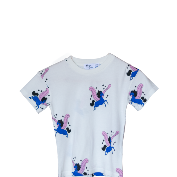 All Over Pegasus Blue T-Shirt