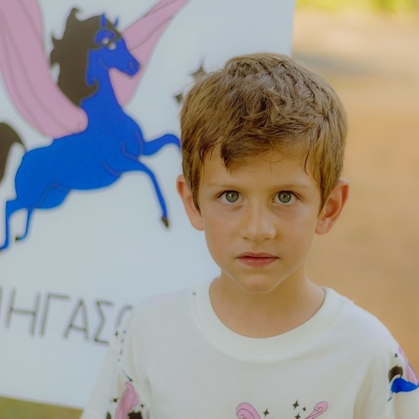 All Over Pegasus Blue T-Shirt