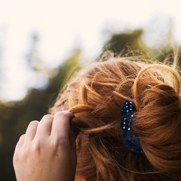 Scrunchy Blue Velvet