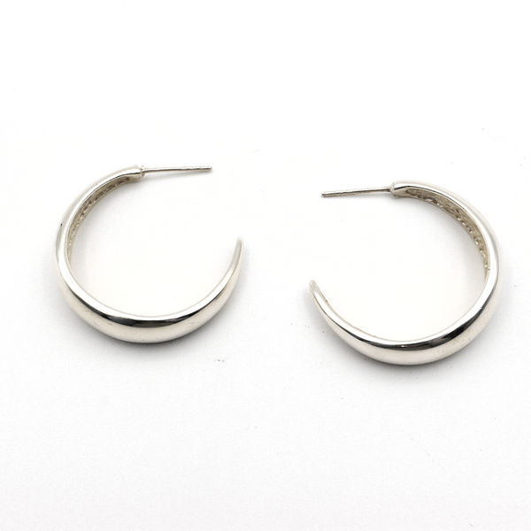 Irène Silver Hoops