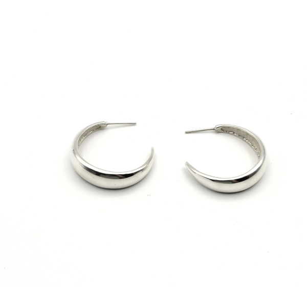Irène Silver Hoops