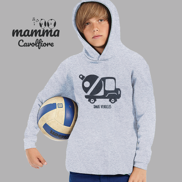 Χριστουγεννιάτικο Παιδικό φούτερ - Hoodie Xmas Vehicles