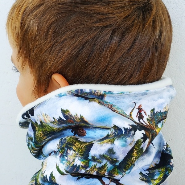 Neck warmer / παιδικός λαιμός DRAGON