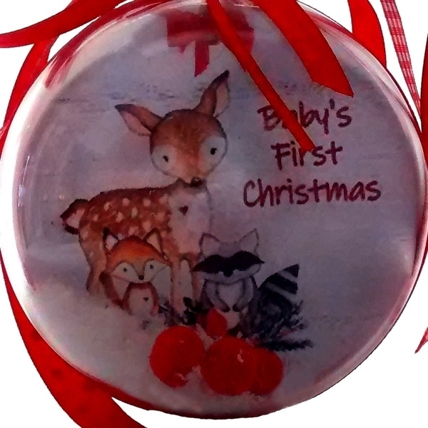 Διακοσμητική μπάλα 1st Christmas