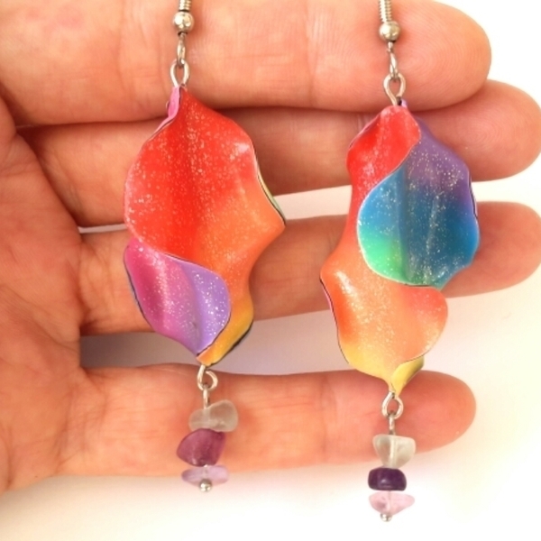Polymer Clay Dangle Earrings