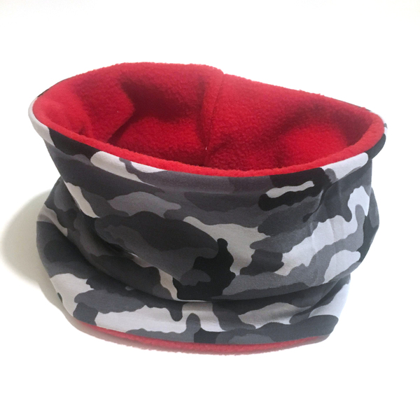 Παιδικό κασκόλ λαιμός Καμουφλάζ - Neck warmer