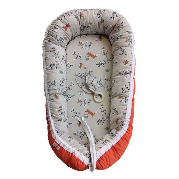 Φωλιά μωρού (baby nest) και ξύλινο μασητικό