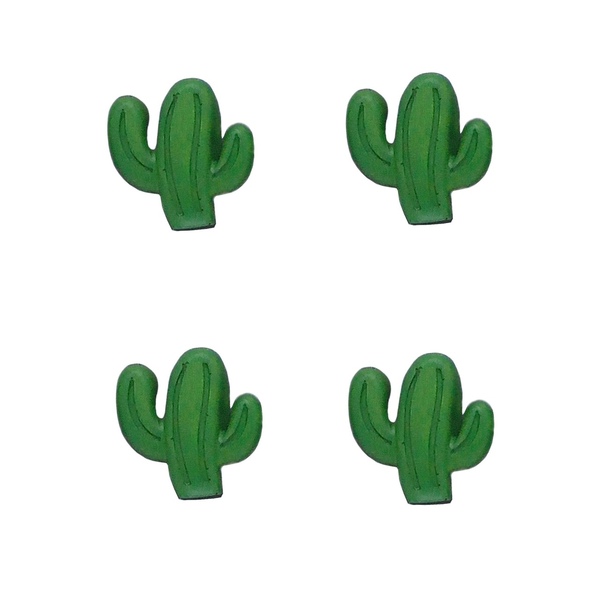 Τέσσερα μαγνητάκια ψυγείου //cacti