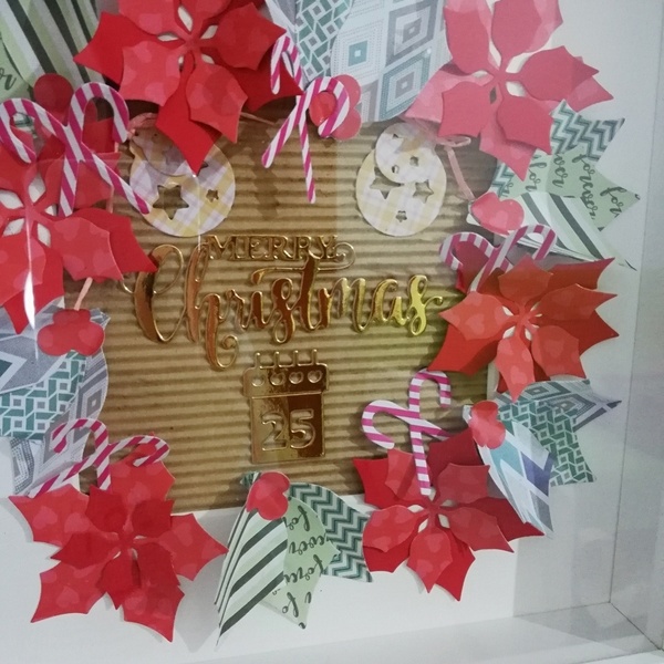 Καδράκι "Merry Christmas"