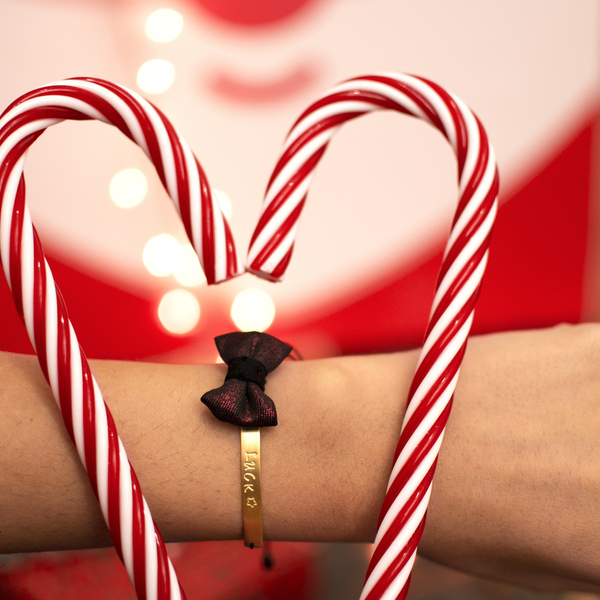 Ασημένιο Γουράκι Βραχιολάκι Luck Wish Bracelet Gold