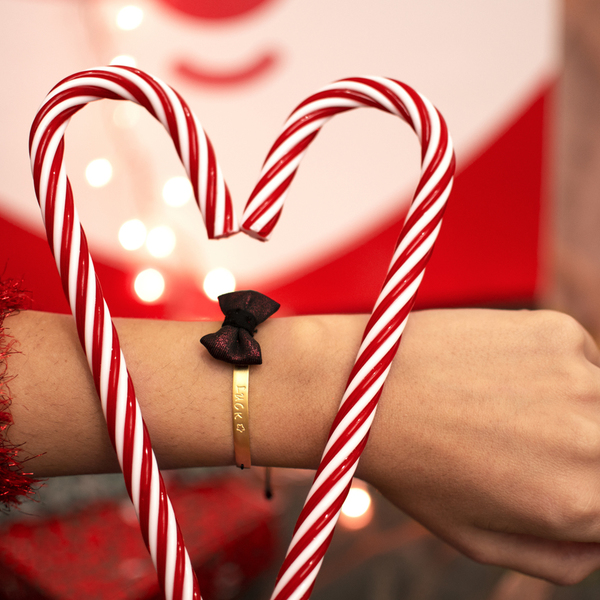 Ασημένιο Γουράκι Βραχιολάκι Luck Wish Bracelet Gold