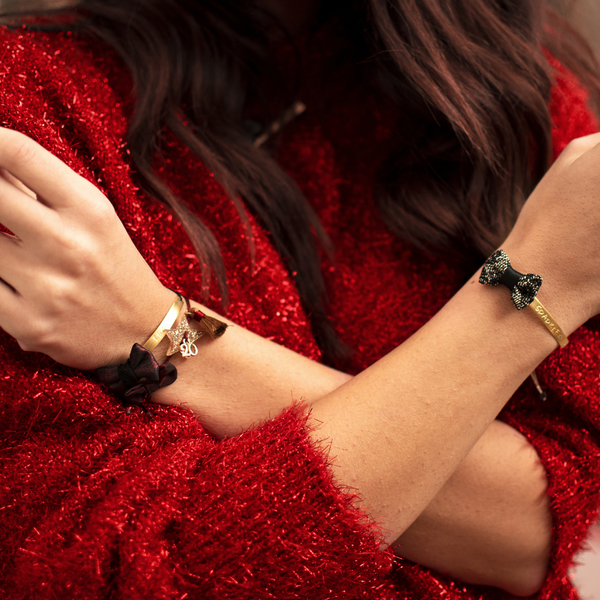 Ασημένιο Γουράκι Βραχιολάκι Luck Wish Bracelet Gold
