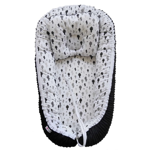 Φωλιά ύπνου (baby nest) και μαξιλαράκι Cactus