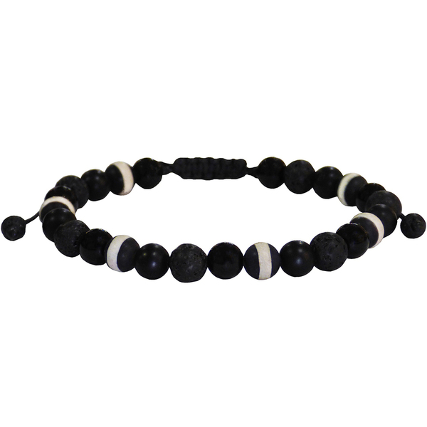 Ανδρικό βραχιόλι 4beads semiprecious
