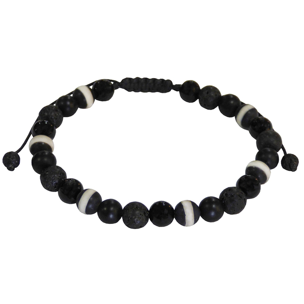 Ανδρικό βραχιόλι 4beads semiprecious