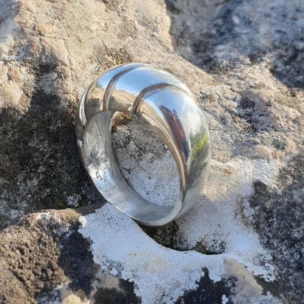 ''Curly ring'' - Χειροποίητο δαχτυλίδι από ασήμι 925
