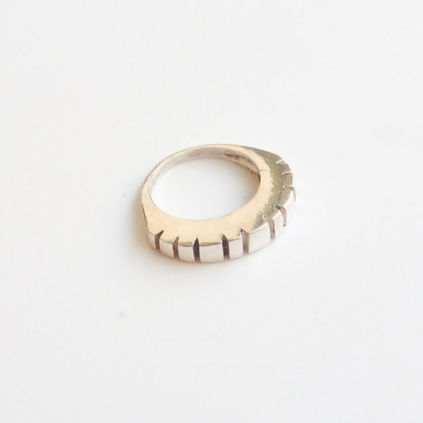 ''Industrial ring'' - Χειροποίητο δαχτυλίδι από ασήμι 925.