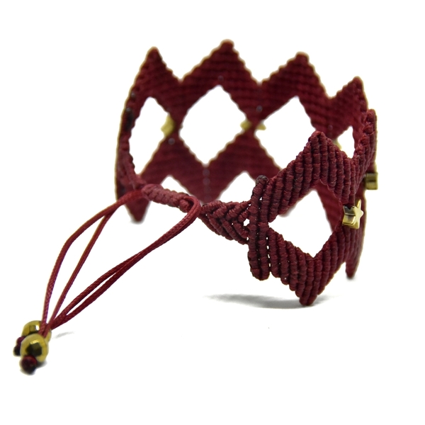 Macrame vrahioli me ematiti