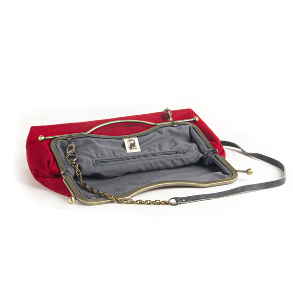 Κόκκινη clutch τσάντα