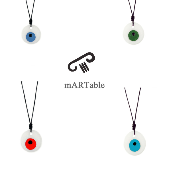 E v i l E y e Marble Pendant