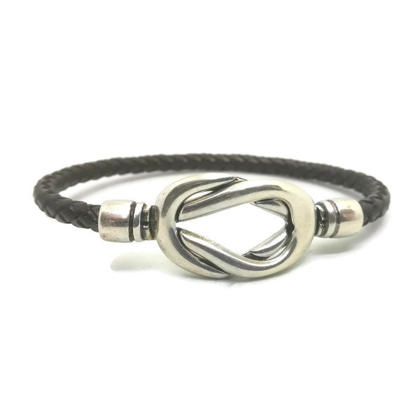 Αντρικό βραχιόλι με χοντρό snake cord