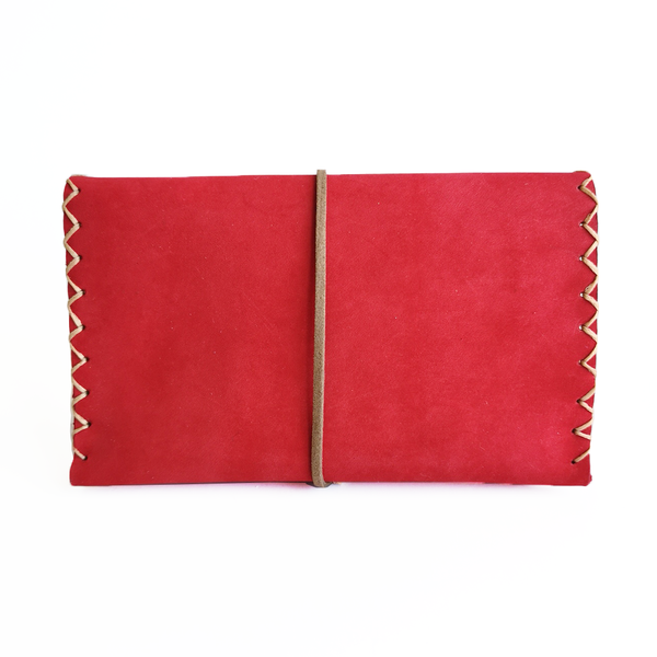 Δερμάτινη Καπνοθήκη Red Suede