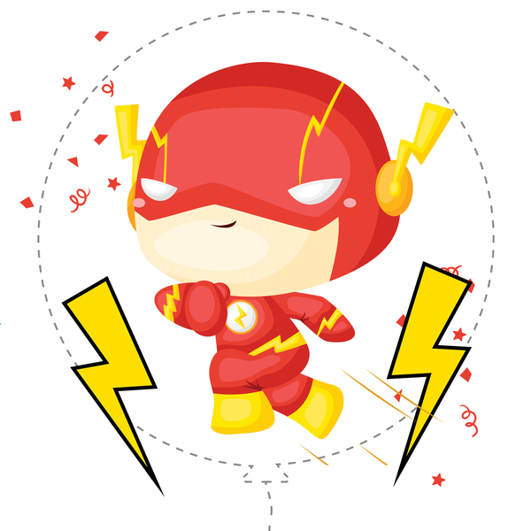Γενέθλια με "Flash" (Εκτυπώσιμo αρχείo pdf)