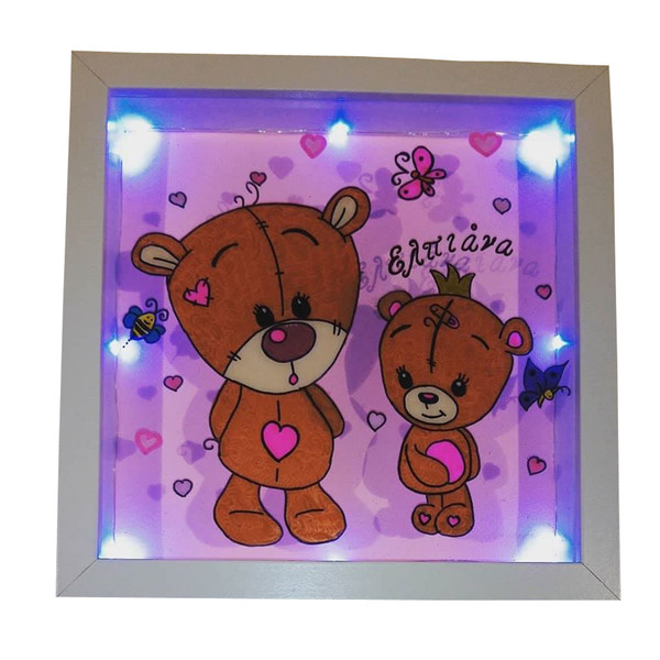Teddy Bear Φωτιστικό Καδράκι