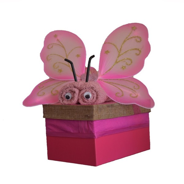 Diaper Cake (Butterfly Box)