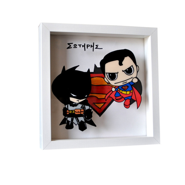 Super Heroes Φωτιστικό Καδράκι