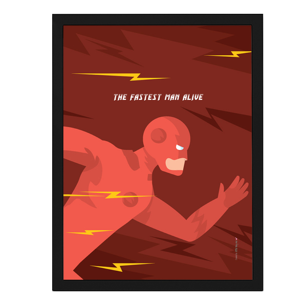 Παιδικό κάδρο με τον Flash το πιο γρήγορο άνθρωπο στην γη και ήρωα της DC