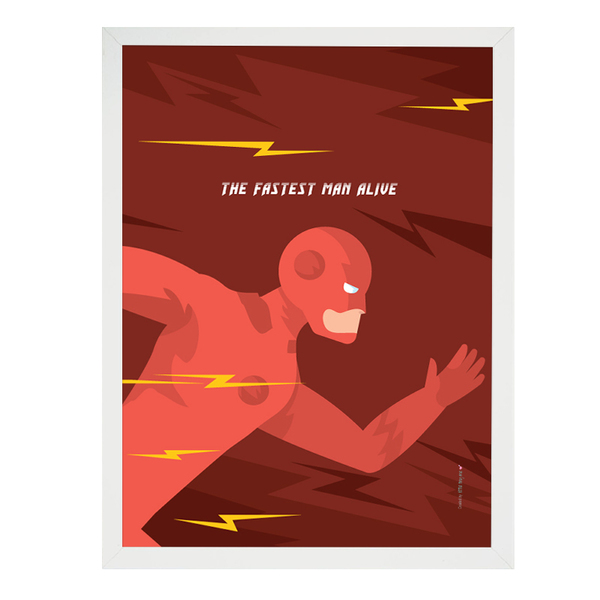 Παιδικό κάδρο με τον Flash το πιο γρήγορο άνθρωπο στην γη και ήρωα της DC