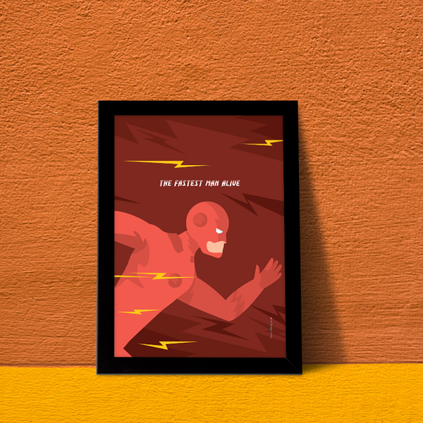 Παιδικό κάδρο με τον Flash το πιο γρήγορο άνθρωπο στην γη και ήρωα της DC
