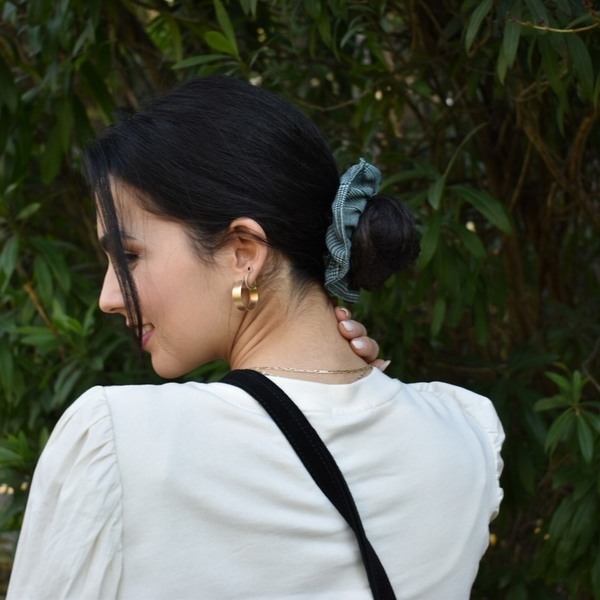 Casual oversized scrunchie