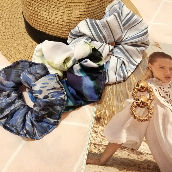 Combo of 3 spring scrunchies.