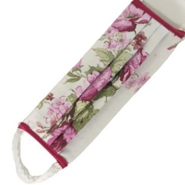 Φούξια floral μάσκα
