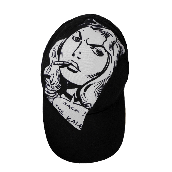 Ασπρόμαυρο καπέλο Jockey/Pop Art/4 Εποχών.