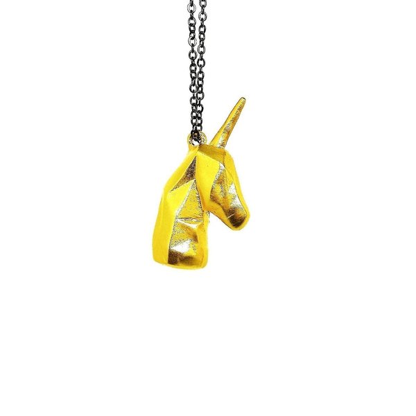 Μακρύ 3D μενταγιόν "Unicorn"