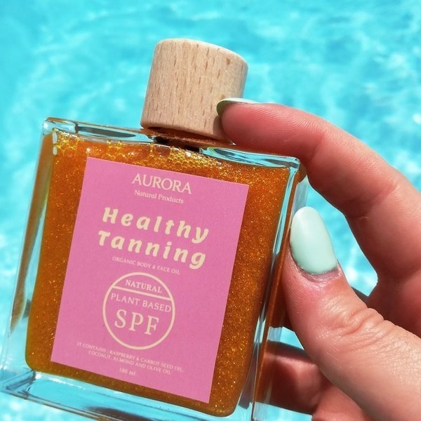 Healthy Tanning, Organic Body Oil, 100ml