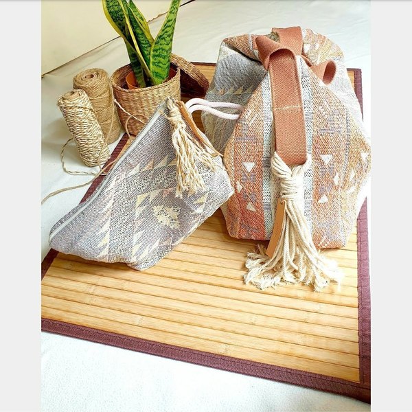 Σετ τσάντα με νεσεσέρ boho