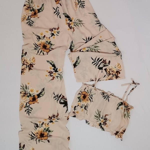 Παντελόνα ψιλοκαβαλη με crop top