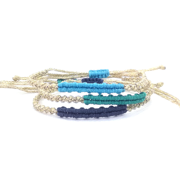 Minimal macrame βραχιόλι
